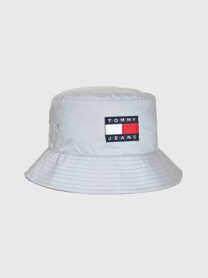 Grey Tommy Hilfiger Heritage Bucket Men's Hats | TH186AJT