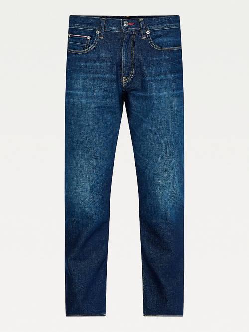Denim Tommy Hilfiger Denton Straight Faded Men's Jeans | TH531FPS