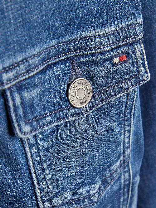 Denim Tommy Hilfiger Faded Denim Trucker Boys' Jackets | TH231CNA